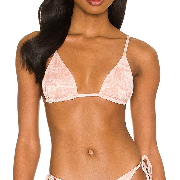 L*Space Shimmer String Bikini TOP - Picture 2 of 10